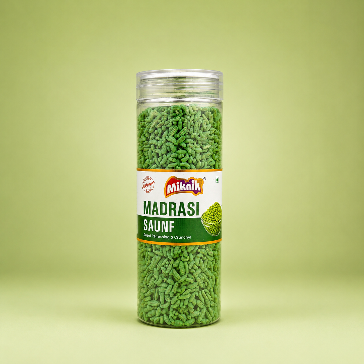 Madrasi Saunf Green Can