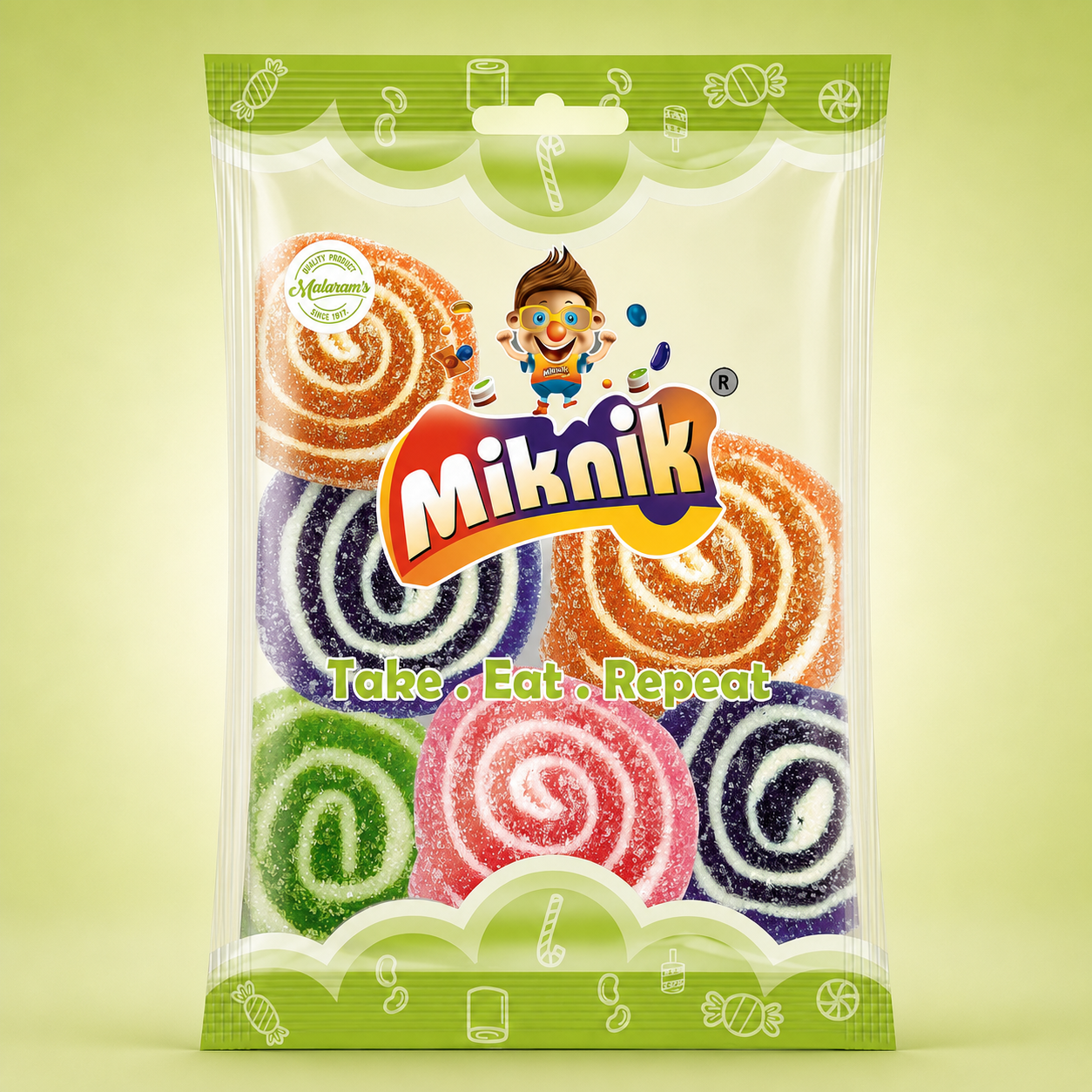 Swiss Roll Jelly Pouch
