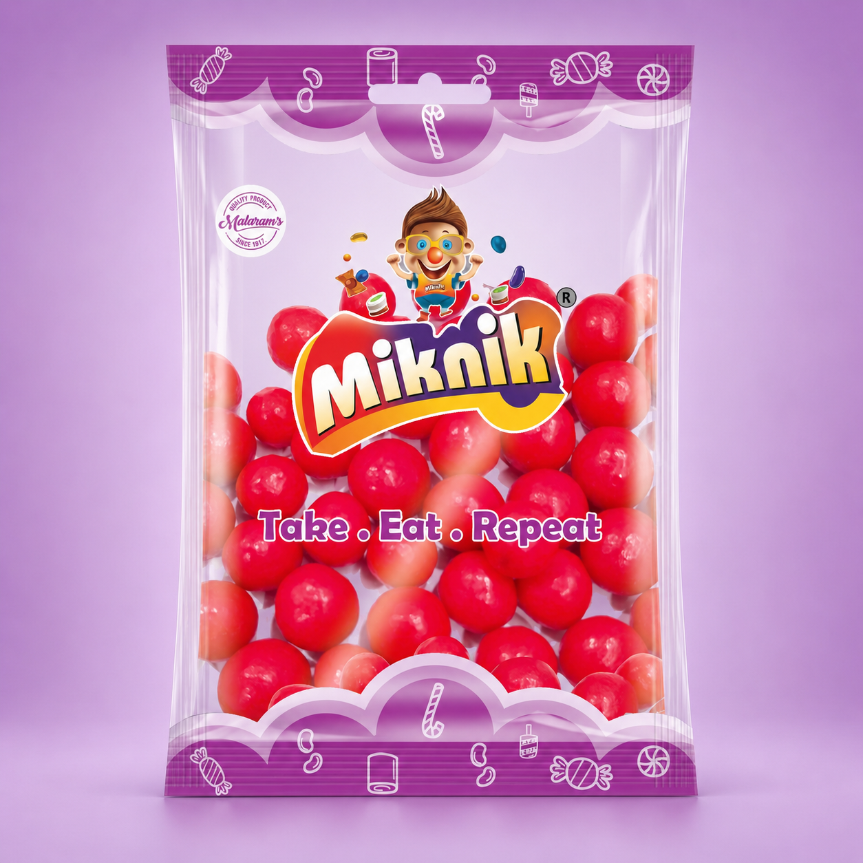 Chatpati Red Goli Pouch