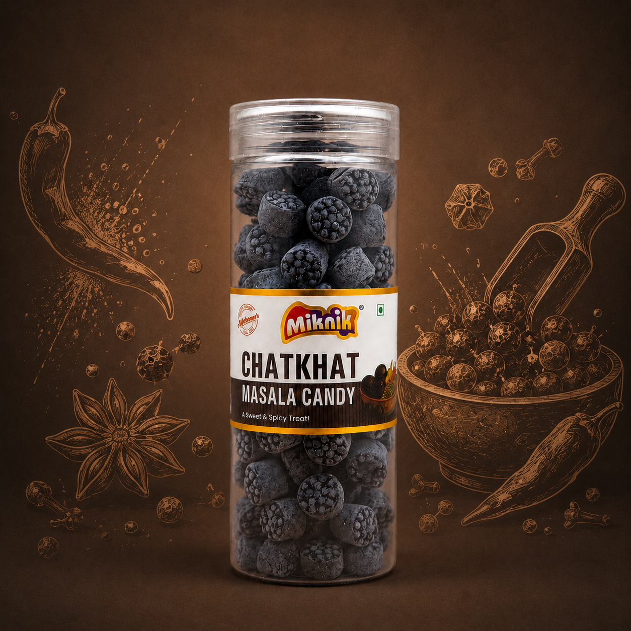 Chatkhat Masala Candy Can