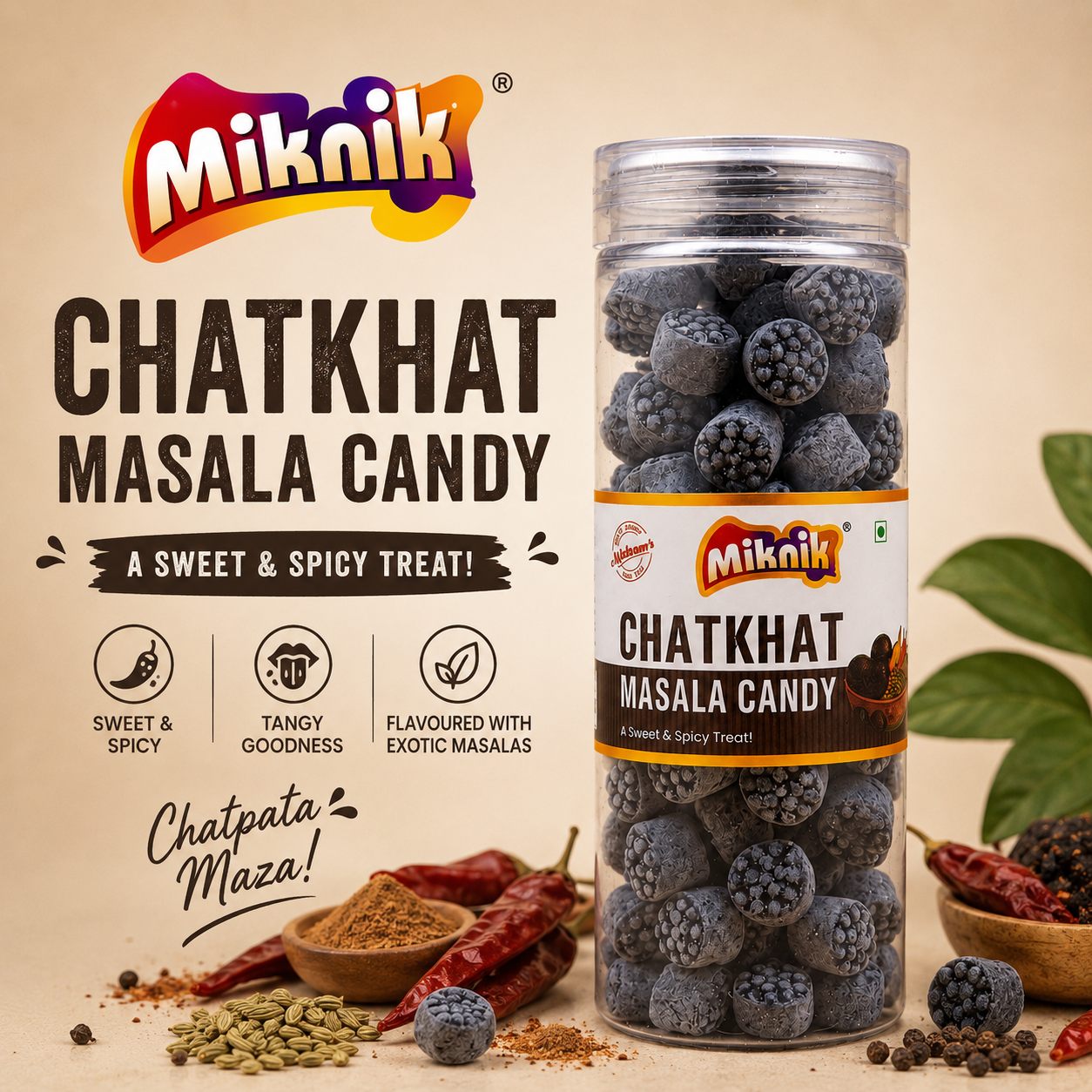 Chatkhat Masala Candy Can